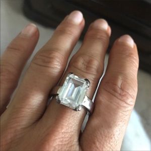 ARGENTO VIVO sterling silver ring size 8